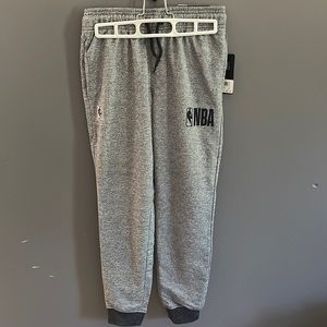 NBA Comfort Fit Jogger. Heather Grey.  Size Youth Medium (10-12)